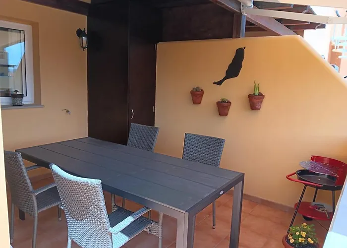 Appartamento Brisas Fuerteventura: Optic Fiber,solarium,bbq