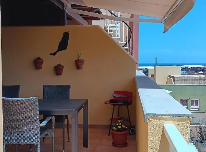 Lägenhet Brisas Fuerteventura: Optic Fiber,solarium,bbq Corralejo